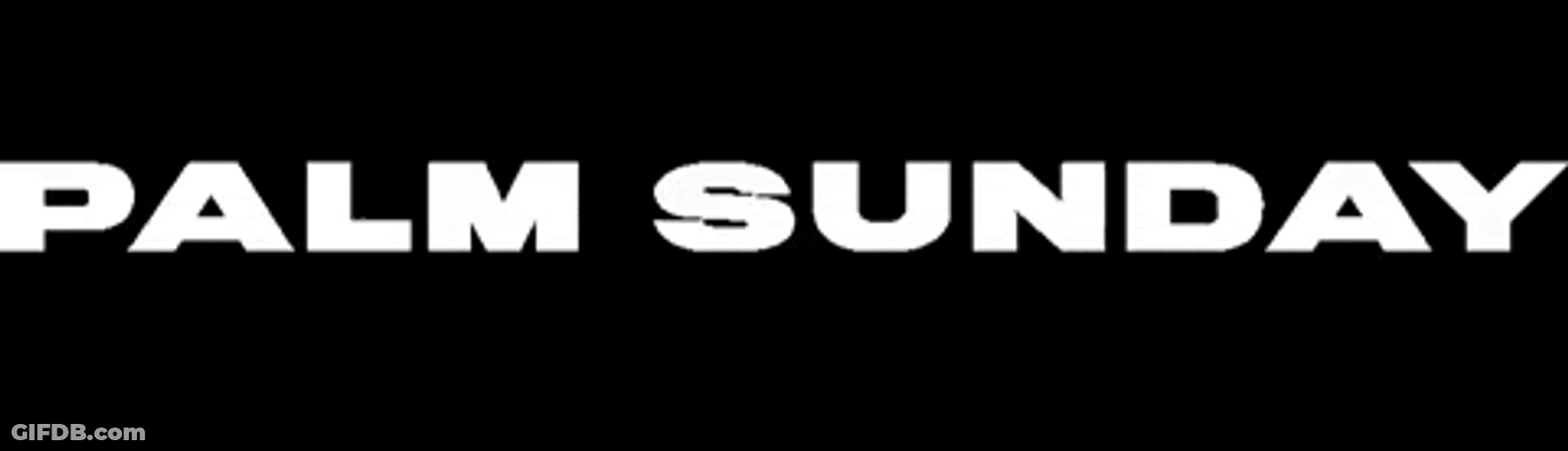 Three Oaks Church Happy Palm Sunday GIF