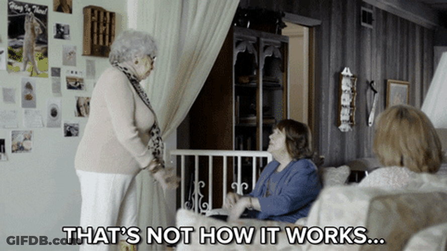 Three Old People Argue On Something GIF