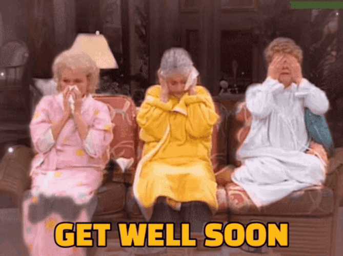 Three Old Women Get Well Soon GIF