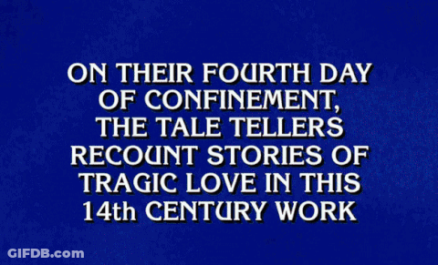 Three People On Jeopardy One Has $13,000 GIF