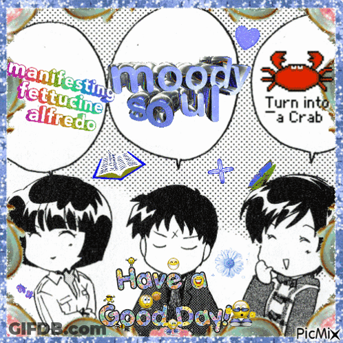 Three People Saying Have A Good Day GIF