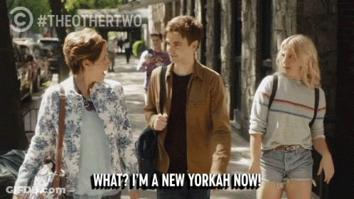 Three People What I'm A New Yorkshire Now GIF