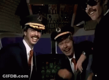 Three Pilots Are Giving A Thumbs Up And Smiling For The Camera GIF