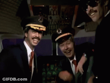 Three Pilots Are Giving A Thumbs Up Sign GIF