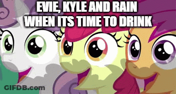 Three Ponies Evie Kyle And Rain Time To Drink GIF
