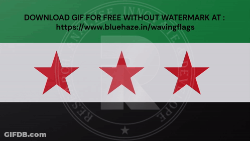Three Red Stars On A Green And White Background With The Words Download Gif For Free Without Watermark At GIF
