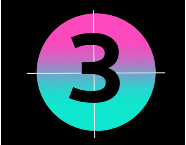 Three Seconds Countdown GIF