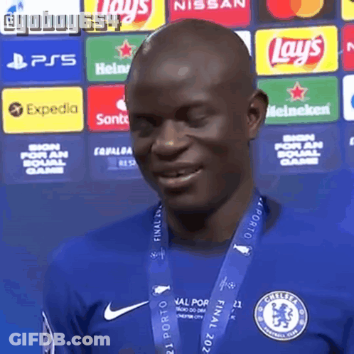 Three Soccer Players In Blue Jerseys 3 15 5 GIF