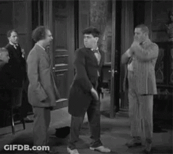 Three Stooges Comedy Fight GIF