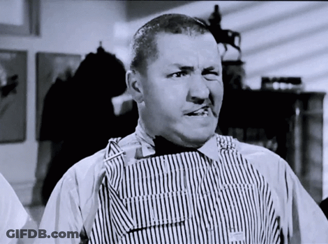 Three Stooges Curly King Kong GIF