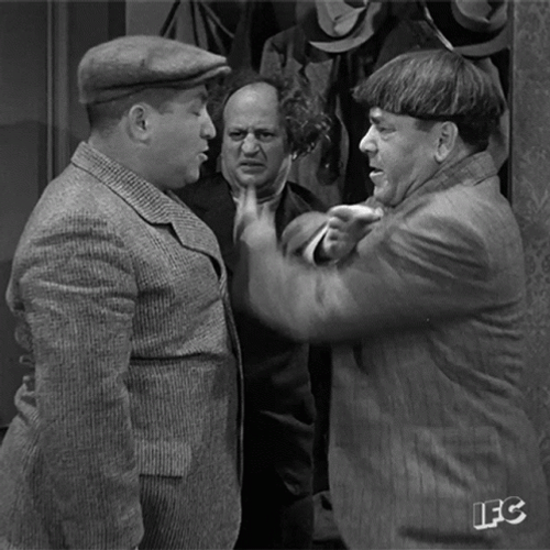 Three Stooges Funny Slap Clips GIF