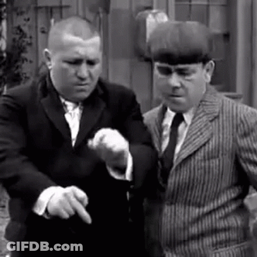 Three Stooges Magic Trick Fire GIF