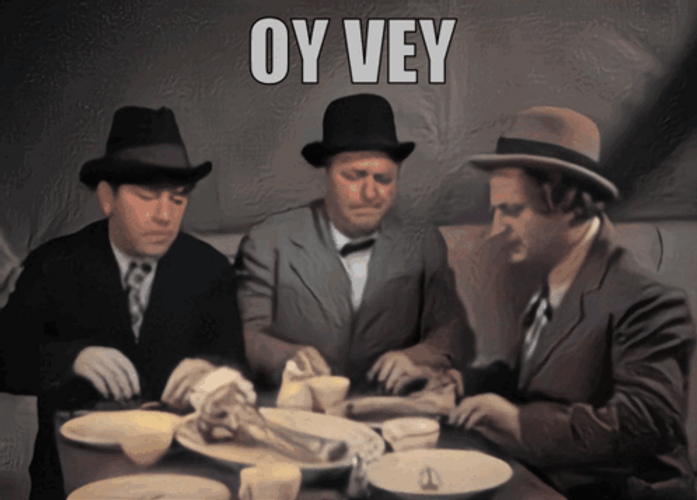 Three Stooges Oy Vey Disappointed GIF