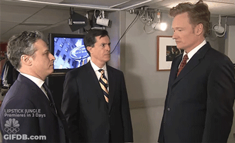 Three Stooges Parody Conan O'Brien GIF