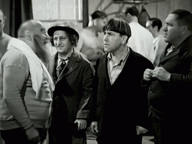 Three Stooges Slap GIF