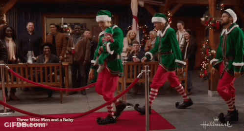 Three Wise Men And A Baby Hallmark Christmas Movie GIF
