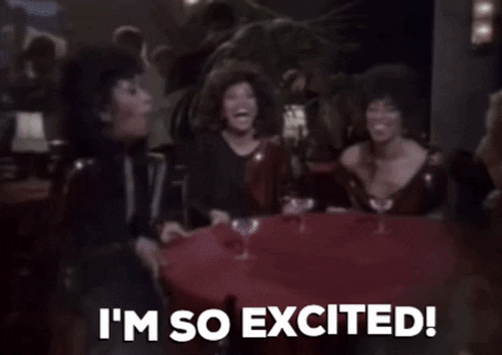Three Women I'm So Excited GIF