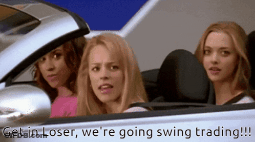 Three Women In Car Get In Loser We're Going Swing Trading GIF