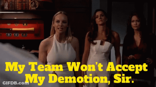 Three Women My Team Won't Accept My Demotion Sir GIF