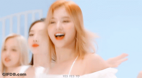 Three Women, One In White Dress GIF