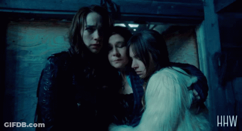 Three Women Saying Come On Girls Let's Go Home GIF