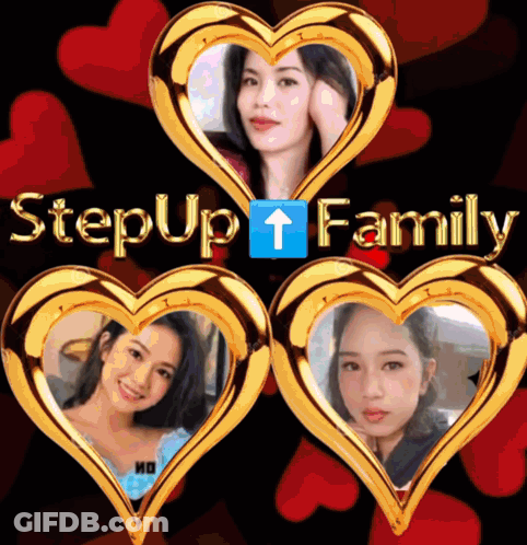 Three Women Saying Step Up Family GIF