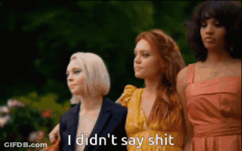 Three Women Talking Shit GIF