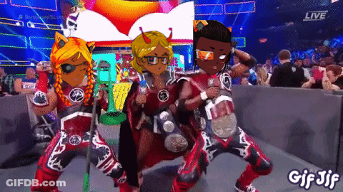 Three Wrestlers Gif Jif GIF
