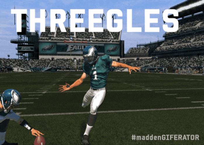 Threegles Madden Character Animation GIF