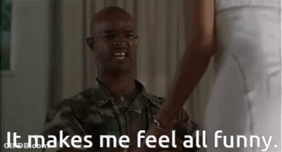 Thrilled Major Payne Excited Reaction GIF