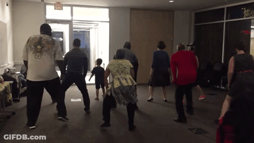 Thriller Dance Practice Session GIF