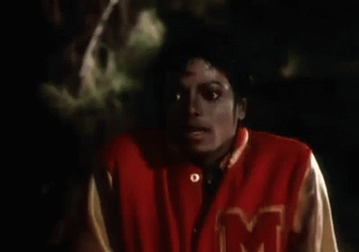 Thriller Michael Jackson Laughing GIF