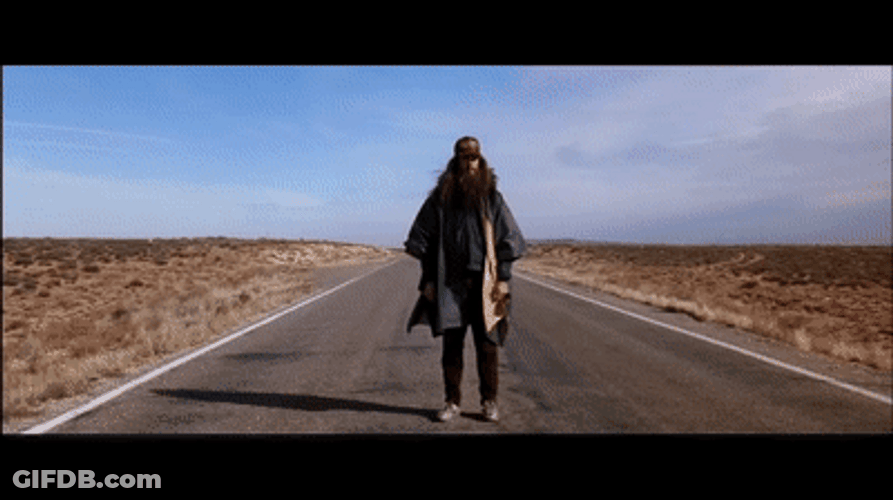 Thrilling Forrest Gump Running GIF