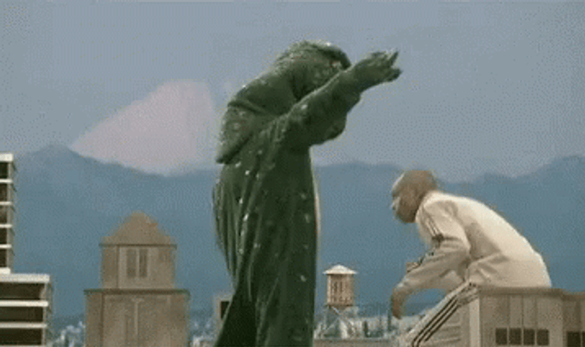 Throat Punch Mister Dinosaur GIF