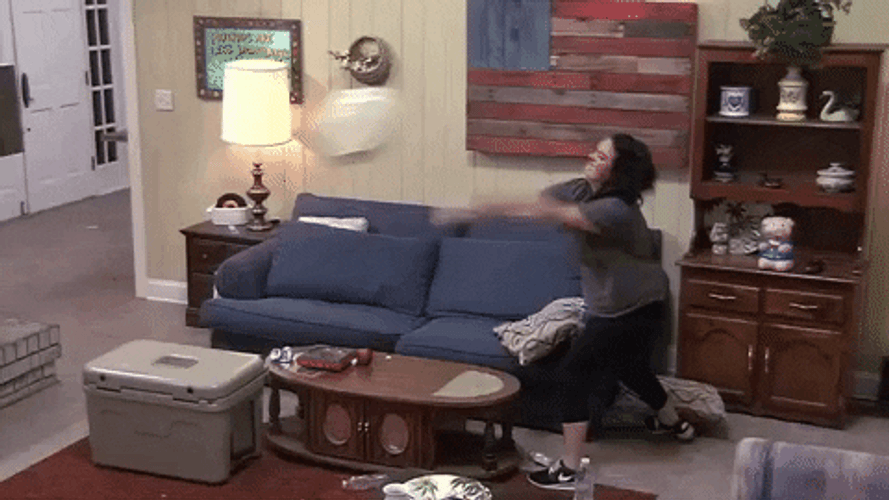 Throw And Walk Out GIF