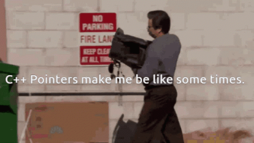 Throw Computer Ron Swanson C++ Pointers GIF