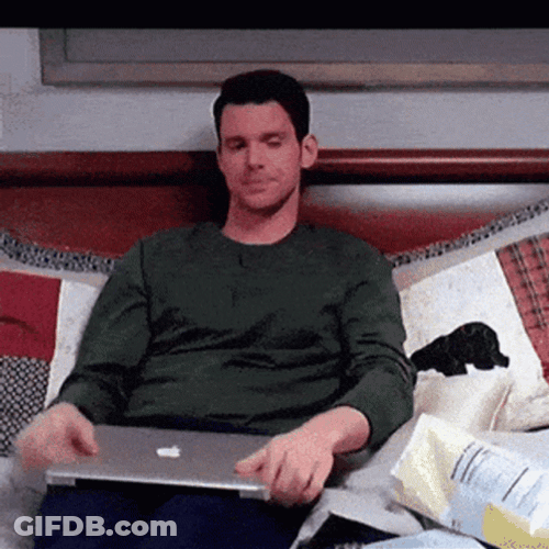 Throw Computer Winter Love Story Kevin McGarry GIF