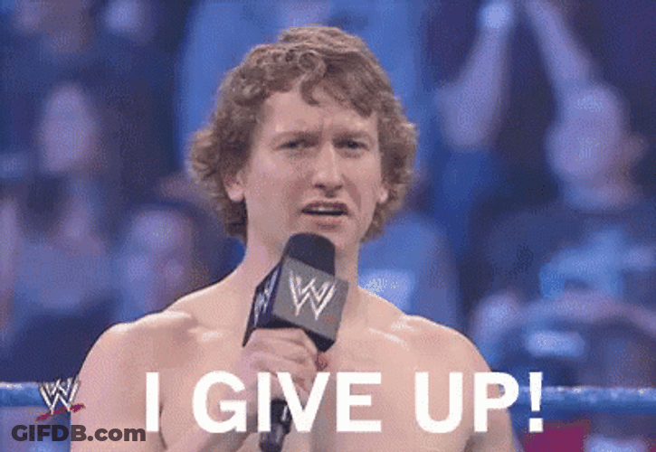 Throw In The Towel Jobber Giving Up GIF