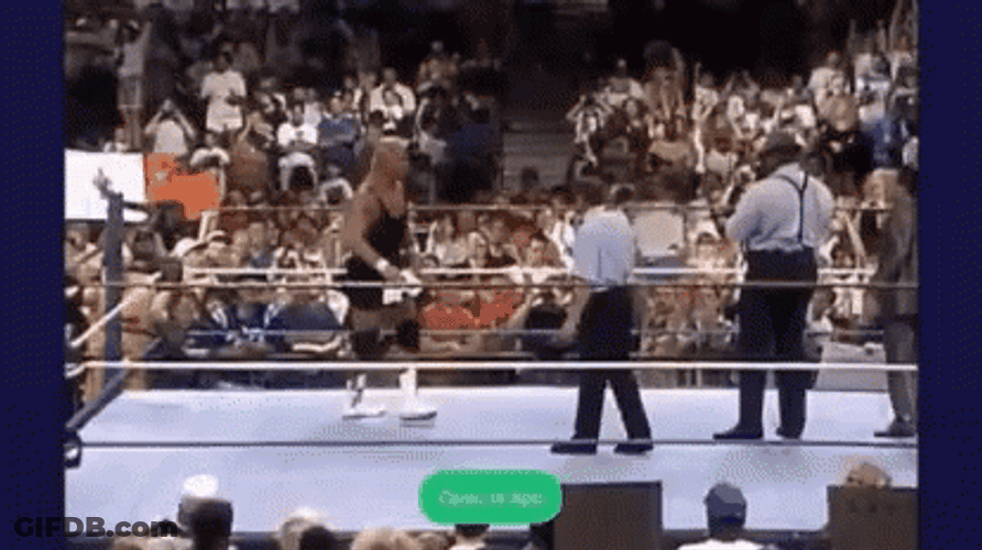 Throw In The Towel Wrestlemania GIF