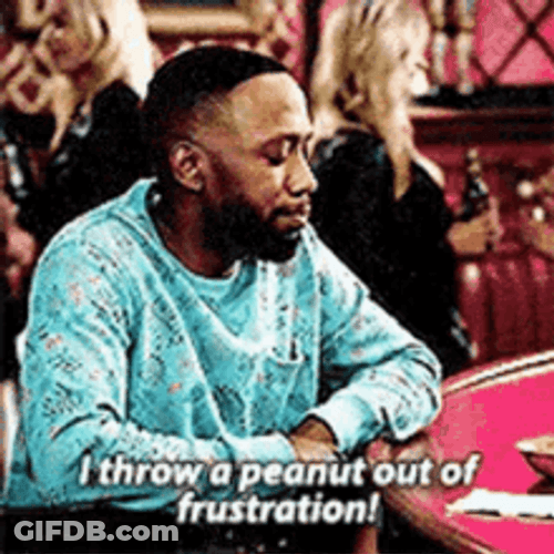 Throw Peanut Out Of Frustration GIF