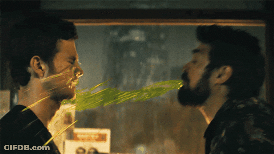 Throw Up Billy Butcher GIF