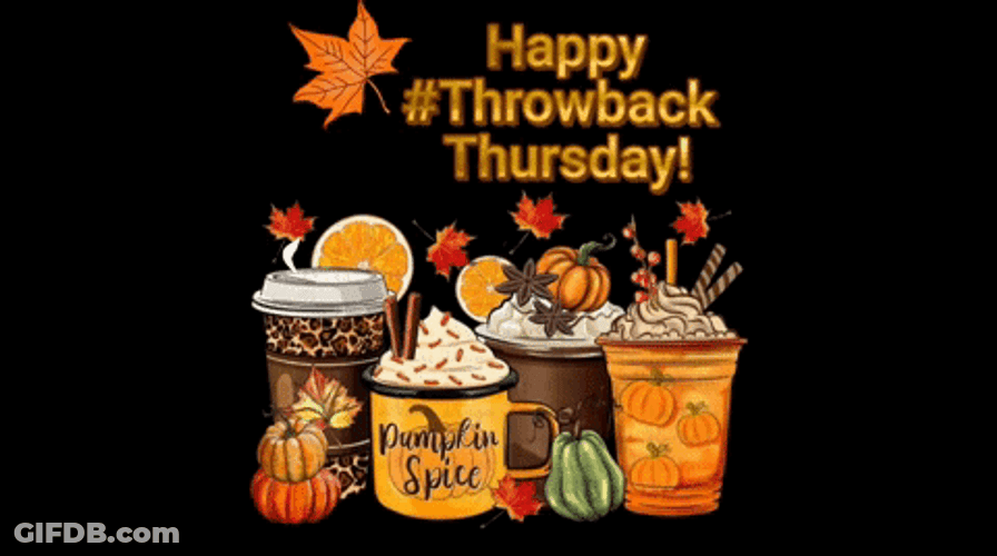Throwback Thursday Autumn Pumpkin Spice GIF