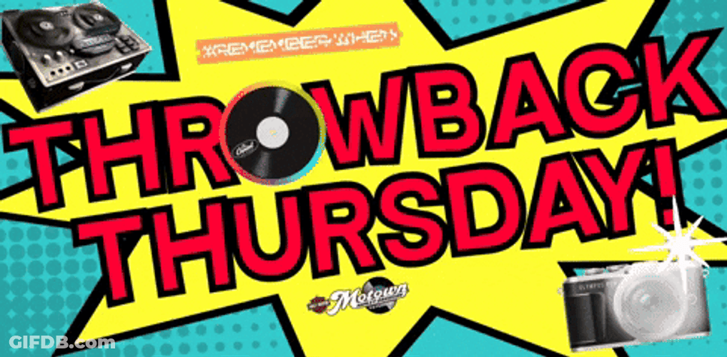 Throwback Thursday Vinyl Camera GIF