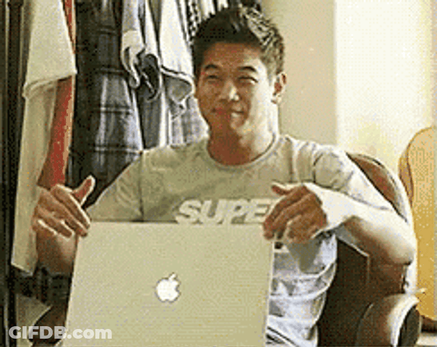 Throwing Computer Ki Hong Nope GIF