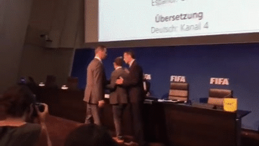 Throwing Money FIFA Conference Scene GIF
