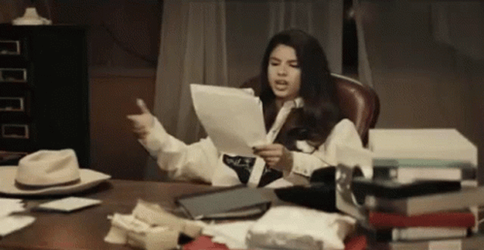 Throwing Papers Individually GIF
