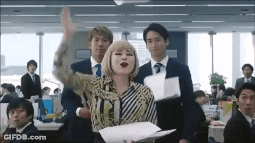 Throwing Papers Over It Comedy GIF