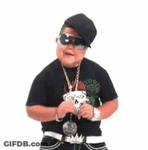 Thug Kid Looks Grooving GIF