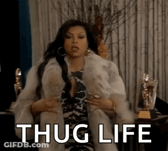 Thug Life Coat GIF