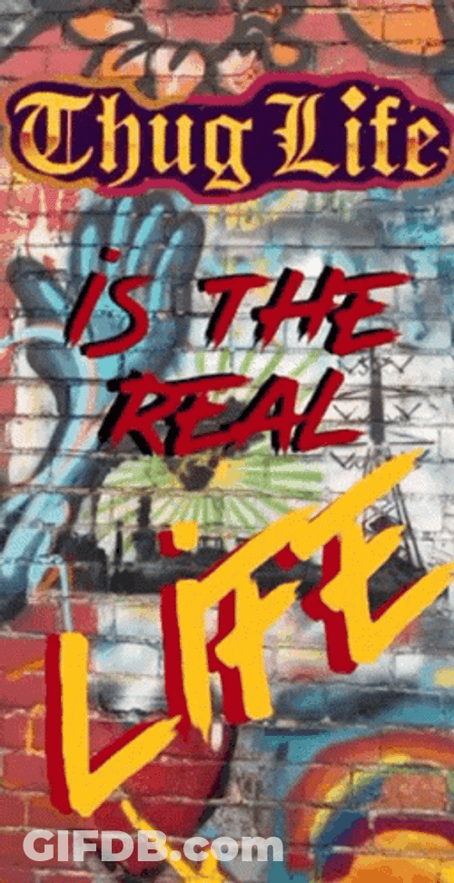 Thug Life Is The Real Life GIF
